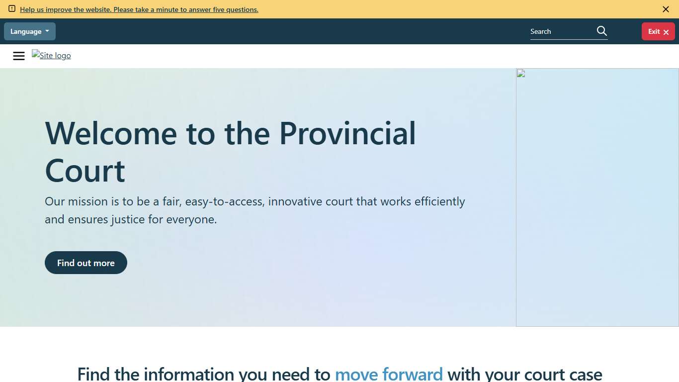 Provincial Court of British Columbia Provincial Court of British Columbia